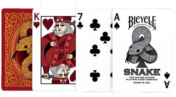Produktbild: Bicycle Snake (Designer Spielkarten, Poker, Skat...)