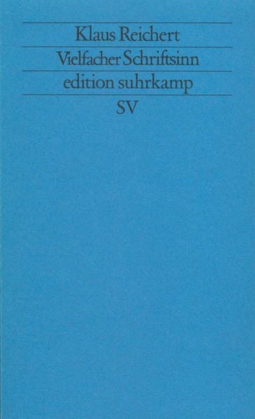 Produktbild: Vielfacher Schriftsinn