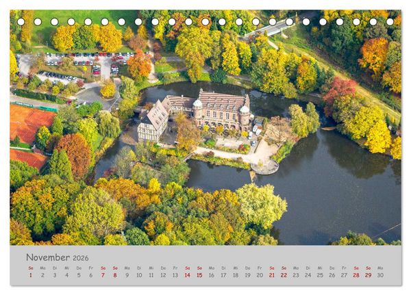 Produktbild: Das Ruhrgebiet Industrieromantik und Natur (Tischkalender 2026 DIN A5 quer), CALVENDO Monatskalender