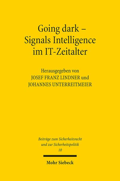 Produktbild: Going dark - Signals Intelligence im IT-Zeitalter