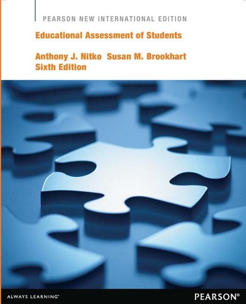 Produktbild: Educational Assessment of Students