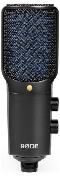 Produktbild: Rode Stand Kondensatormikrofon NT-USB+ &Uuml;bertragungsart (Details):USB inkl. Stativ, inkl. Kabel