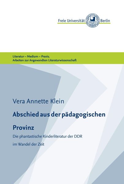 Produktbild: Abschied aus der p&auml;dagogischen Provinz