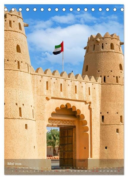 Produktbild: Vereinigte Arabische Emirate - St&auml;dte Highlights (Tischkalender 2026 DIN A5 hoch), CALVENDO Monatskalender
