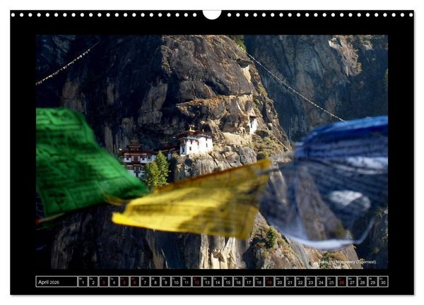 Produktbild: Bhutan Druk Yul 2026 (Wandkalender 2026 DIN A3 quer), CALVENDO Monatskalender