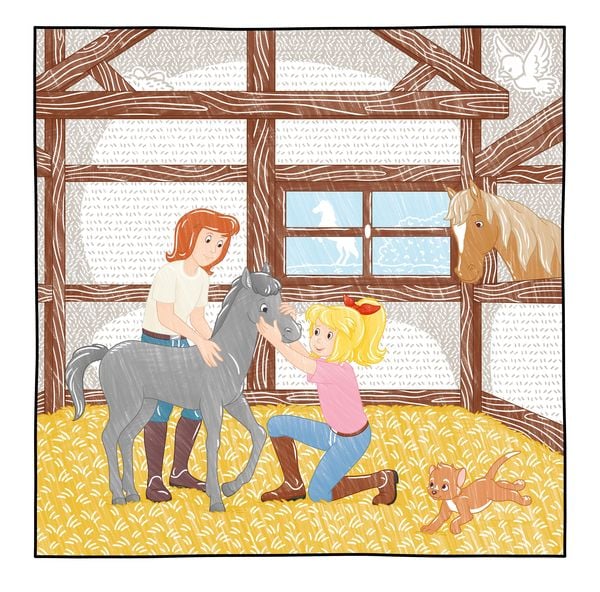 Produktbild: Zauberpapier Malbuch Bibi & Tina