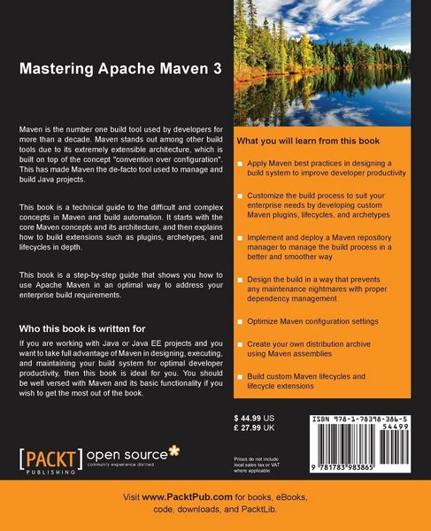Produktbild: Mastering Apache Maven 3