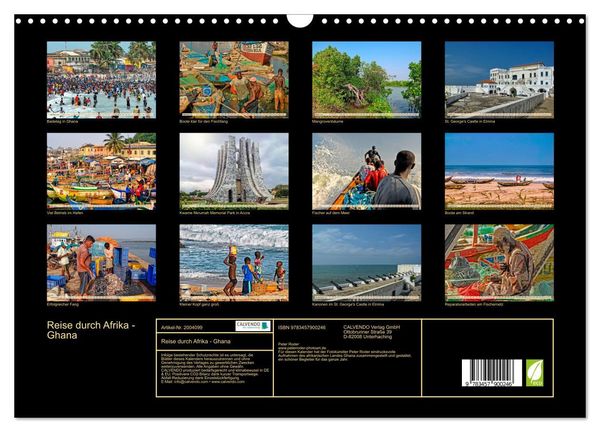 Produktbild: Reise durch Afrika - Ghana (Wandkalender 2026 DIN A3 quer), CALVENDO Monatskalender