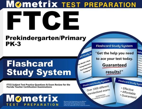 Produktbild: FTCE Prekindergarten/Primary Pk-3 Flashcard Study System