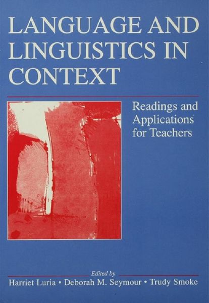 Produktbild: Language and Linguistics in Context