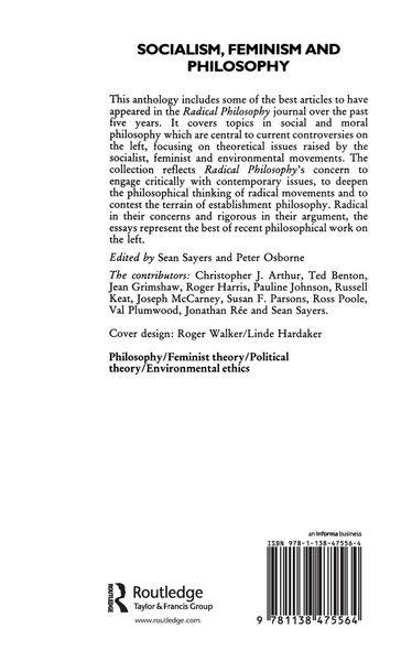 Produktbild: Socialism, Feminism and Philosophy