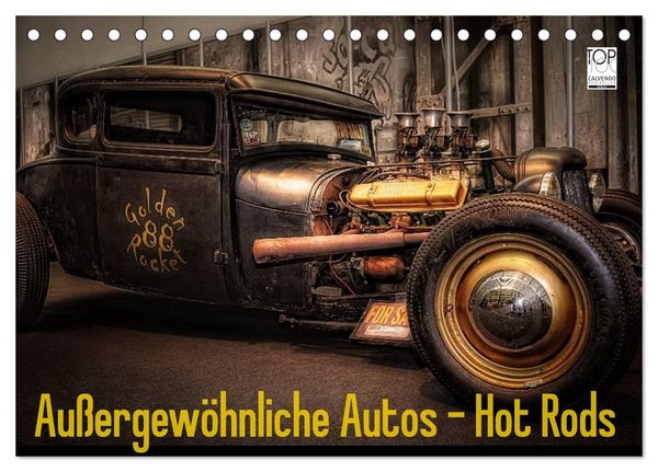 Produktbild: Au&szlig;ergew&ouml;hnliche Autos - Hot Rods (Tischkalender 2027 DIN A5 quer), CALVENDO Monatskalender