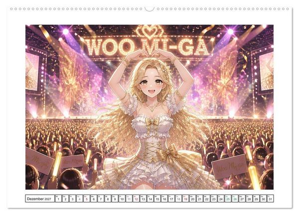 Produktbild: Ein K-Drama Sternchen hebt ab (hochwertiger Premium Wandkalender 2027 DIN A2 quer), Kunstdruck in Hochglanz