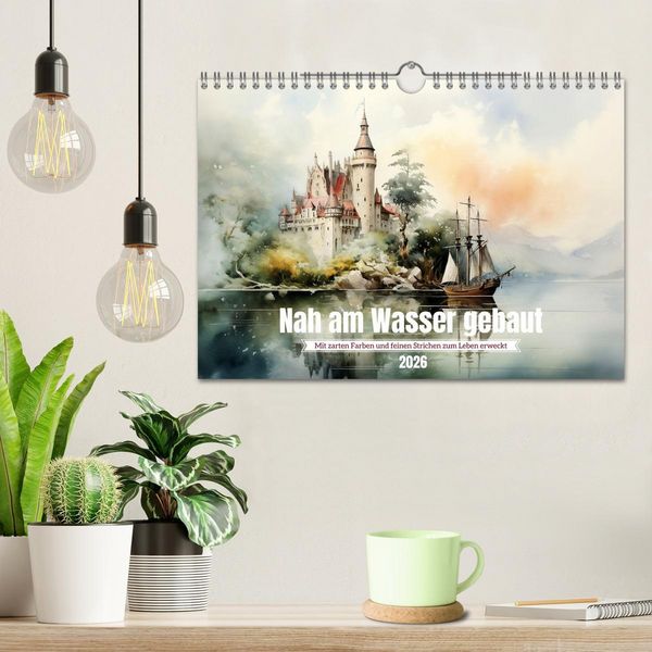 Produktbild: Nah am Wasser gebaut (Wandkalender 2026 DIN A4 quer), CALVENDO Monatskalender