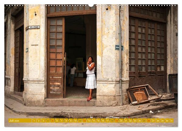 Produktbild: Kuba &bull; Impressionen (Wandkalender 2026 DIN A2 quer), CALVENDO Monatskalender