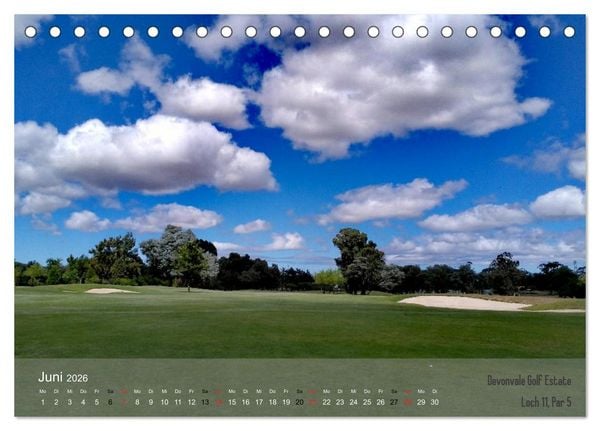 Produktbild: Golfpl&auml;tze Kapstadt - Cape Winelands und Overberg (Tischkalender 2026 DIN A5 quer), CALVENDO Monatskalender