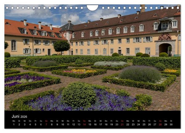 Produktbild: Schwetzingen - Ein Spaziergang durch die Perle der Kurpfalz (Wandkalender 2026 DIN A4 quer), CALVENDO Monatskalender