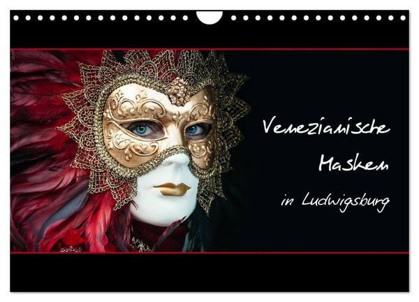 Produktbild: Venezianische Masken in Ludwigsburg (Wandkalender 2027 DIN A4 quer), CALVENDO Monatskalender