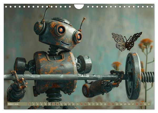 Produktbild: Neues aus dem Roboter Sport Club (Wandkalender 2026 DIN A4 quer), CALVENDO Monatskalender