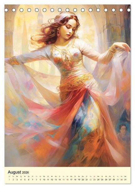 Produktbild: Osmanen-Fantasy. Figuren eines Weltreichs im Mittelalter (Tischkalender 2026 DIN A5 hoch), CALVENDO Monatskalender