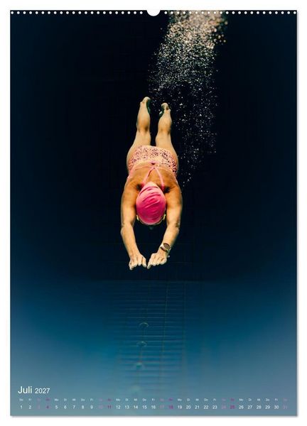 Produktbild: FREI SCHWIMMEN (Wandkalender 2027 DIN A2 hoch), CALVENDO Monatskalender