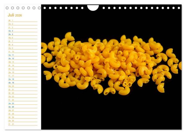 Produktbild: Pasta (Wandkalender 2026 DIN A4 quer), CALVENDO Monatskalender