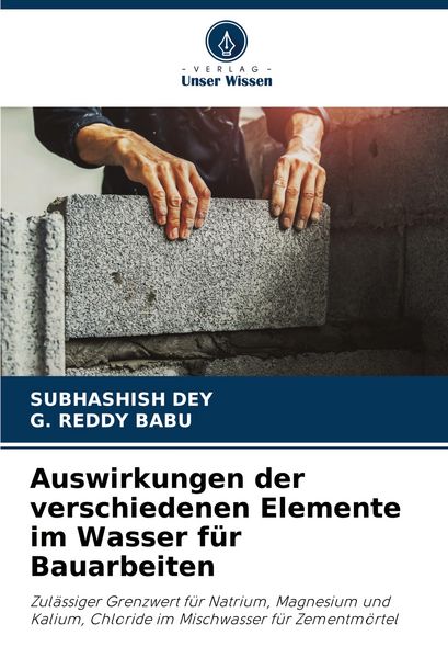 Produktbild: Auswirkungen der verschiedenen Elemente im Wasser f&uuml;r Bauarbeiten