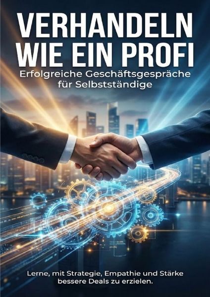 Produktbild: Verhandeln wie ein Profi: Erfolgreiche Gesch&auml;ftsgespr&auml;che f&uuml;r Selbstst&auml;ndige