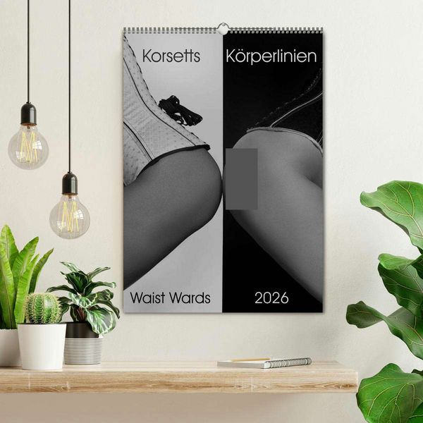 Produktbild: Korsetts K&ouml;rperlinien "Waist Wards" 2026 (Wandkalender 2026 DIN A2 hoch), CALVENDO Monatskalender