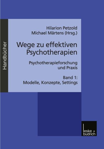 Produktbild: Wege zu effektiven Psychotherapien