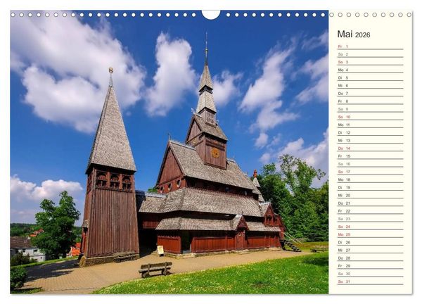 Produktbild: Goslar - Hanse- und Kaiserstadt im Harz (Wandkalender 2026 DIN A3 quer), CALVENDO Monatskalender
