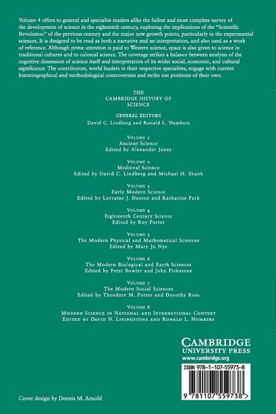 Produktbild: The Cambridge History of Science