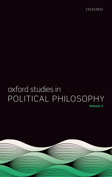 Produktbild: Oxford Studies in Political Philosophy Volume 4