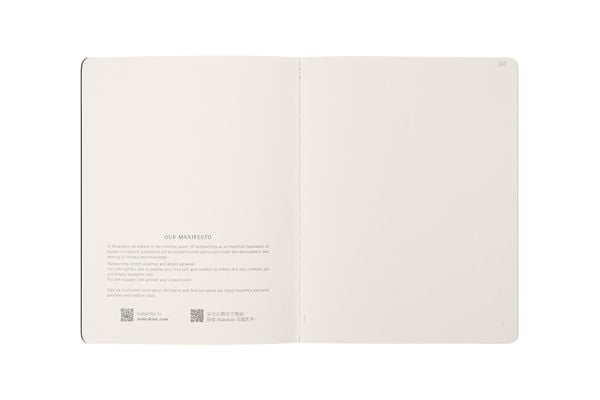 Produktbild: Moleskine Smart Cahier Journal, Extra Large, Plain, Black, Soft Cover (7.5 x 10)