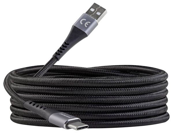 Produktbild: Intenso USB-C&reg; Kabel USB-C&reg; Stecker, USB-C&reg; Stecker 1.5m Schwarz hochflexibel 7901000