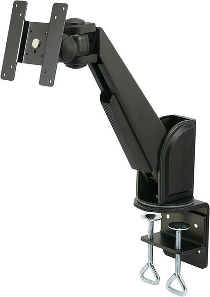 Produktbild: SpeaKa Professional SP-1664312 Monitor-Tischhalterung 1 Display(s) 33,0 cm (13") - 55,9 cm (22") Schwarz Neigbar, Schwenkbar, Rotierbar, Ausziehbar