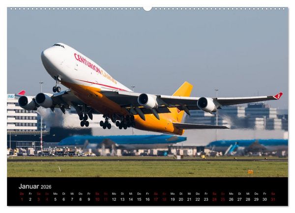 Produktbild: Leidenschaft Flugzeuge (hochwertiger Premium Wandkalender 2026 DIN A2 quer), Kunstdruck in Hochglanz
