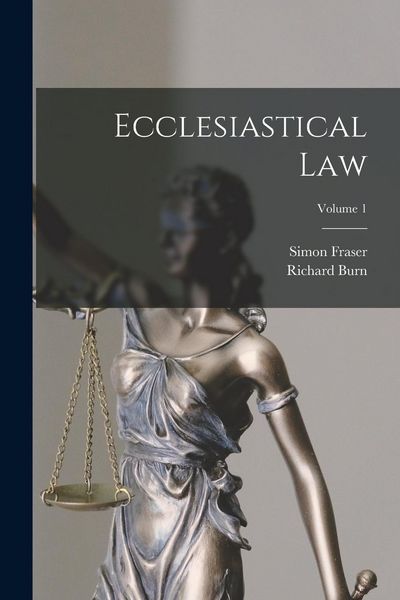 Produktbild: Ecclesiastical Law; Volume 1