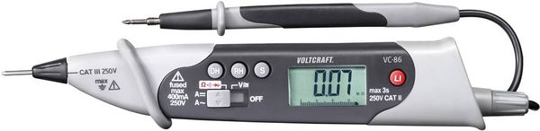 VOLTCRAFT VC-86 Hand-Multimeter digital CAT III 250V Anzeige (Counts): 4000