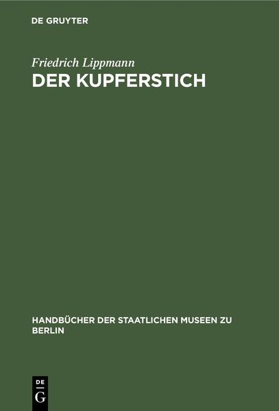 Produktbild: Der Kupferstich