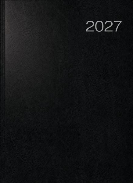 Produktbild: rido/id&eacute; 7027503907 Buchkalender Mod. Conform 2027 A4, Kunststoff, schwarz