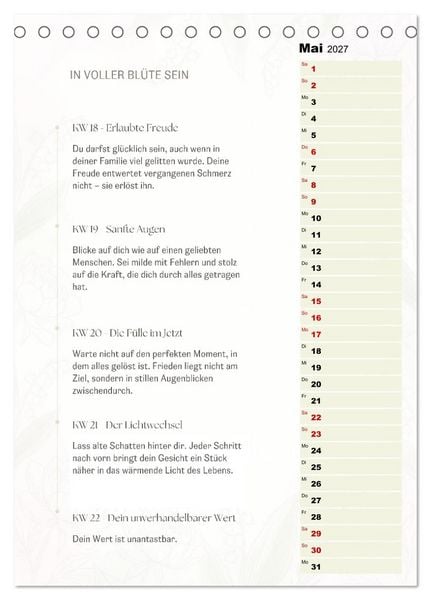 Produktbild: SEELENKOMPASS (Tischkalender 2027 DIN A5 hoch), CALVENDO Monatskalender