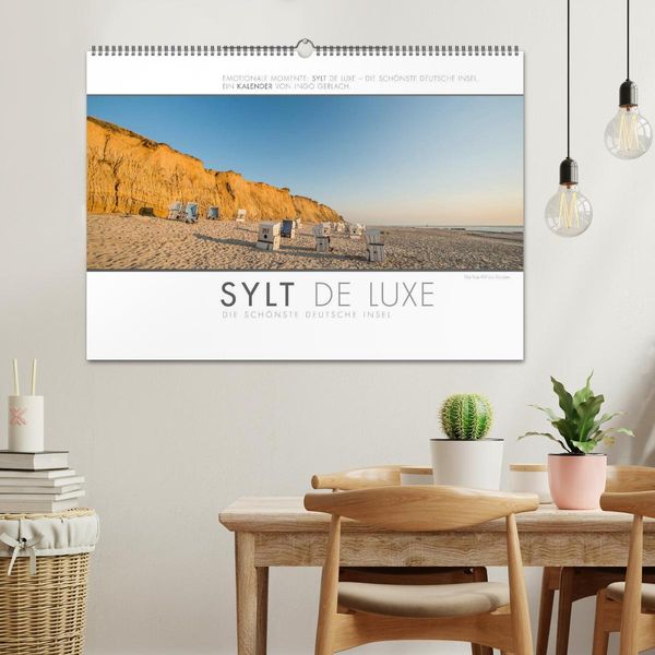 Produktbild: Emotionale Momente: Sylt de Luxe - die sch&ouml;nste deutsche Insel. (Wandkalender 2026 DIN A2 quer), CALVENDO Monatskalender