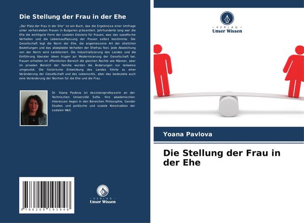 Die Stellung der Frau in der Ehe, Taschenbuch von Yoana Pavlova, Verlag Unser Wissen, 9786208191948