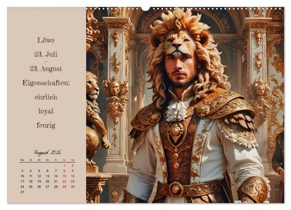 Produktbild: Stellarische M&auml;nnlichkeit (Wandkalender 2026 DIN A2 quer), CALVENDO Monatskalender