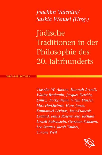 Produktbild: J&uuml;dische Traditionen in der Philosophie des 20. Jahrhunderts