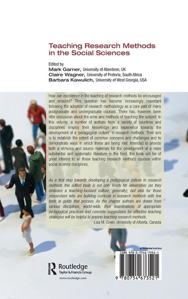 Produktbild: Teaching Research Methods in the Social Sciences