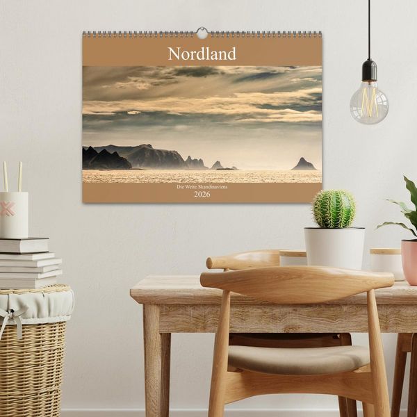 Produktbild: Nordland &ndash; Die Weite Skandinaviens (Wandkalender 2026 DIN A3 quer), CALVENDO Monatskalender