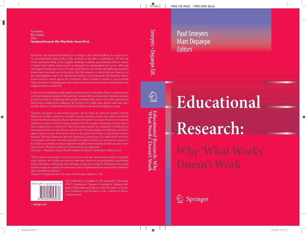 Produktbild: Educational Research: Why 'What Works' Doesn't Work
