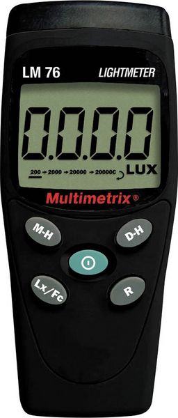 Produktbild: Multimetrix P06236201LM 76 Luxmeter 0 - 200000 lx
